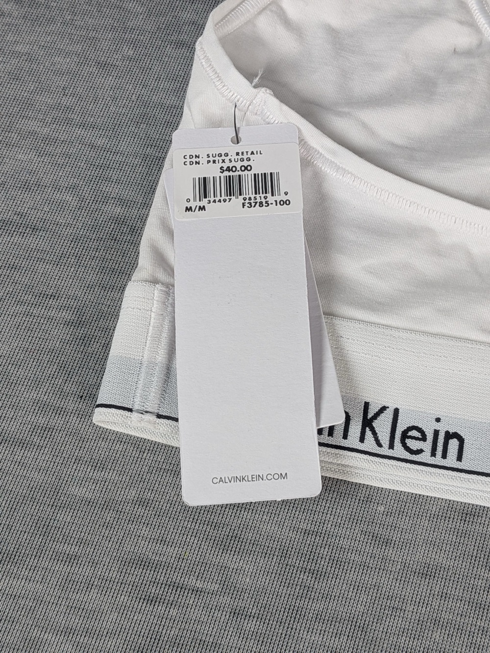 Calvin Klein Modern Cotton Unlined Bralette - Picture 7 of 12